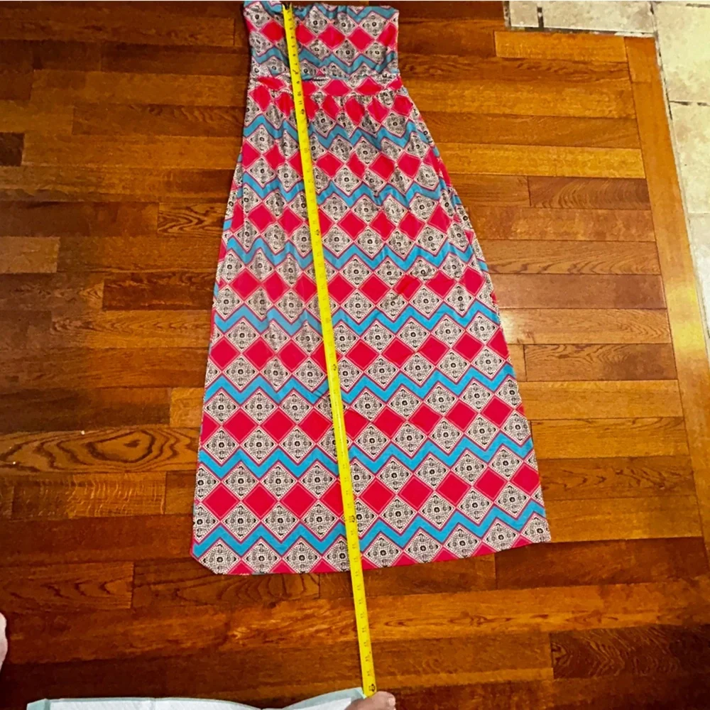 Colorful Geometric Maxi Dress - Picture 7 of 7